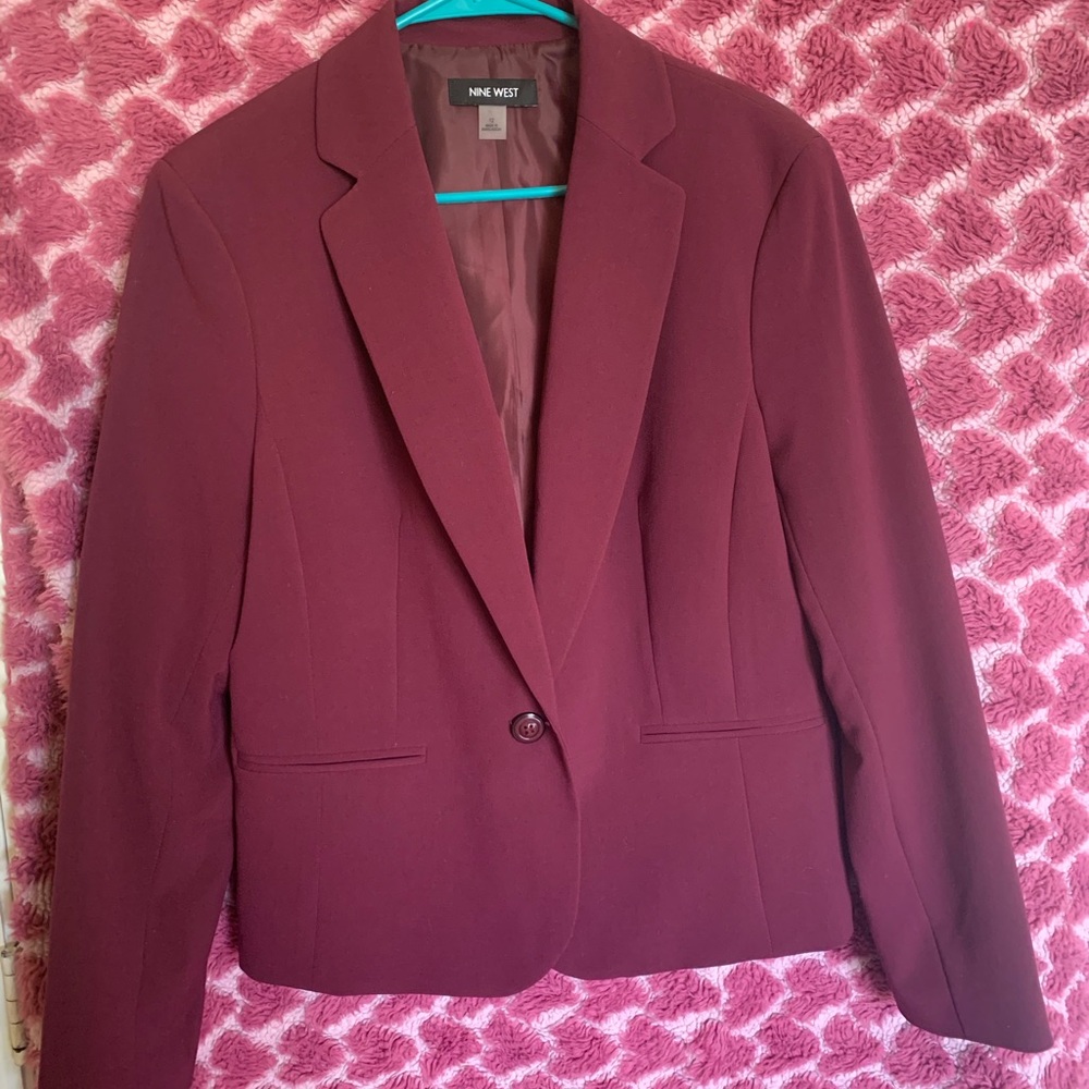 Beautiful Burgundy Nine West Jacket
